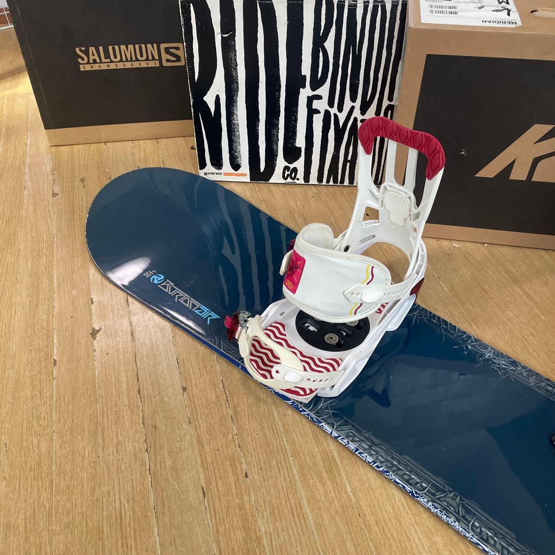 BURTON×SALOMON　バートン　スノーボードセット　Cバインディング付