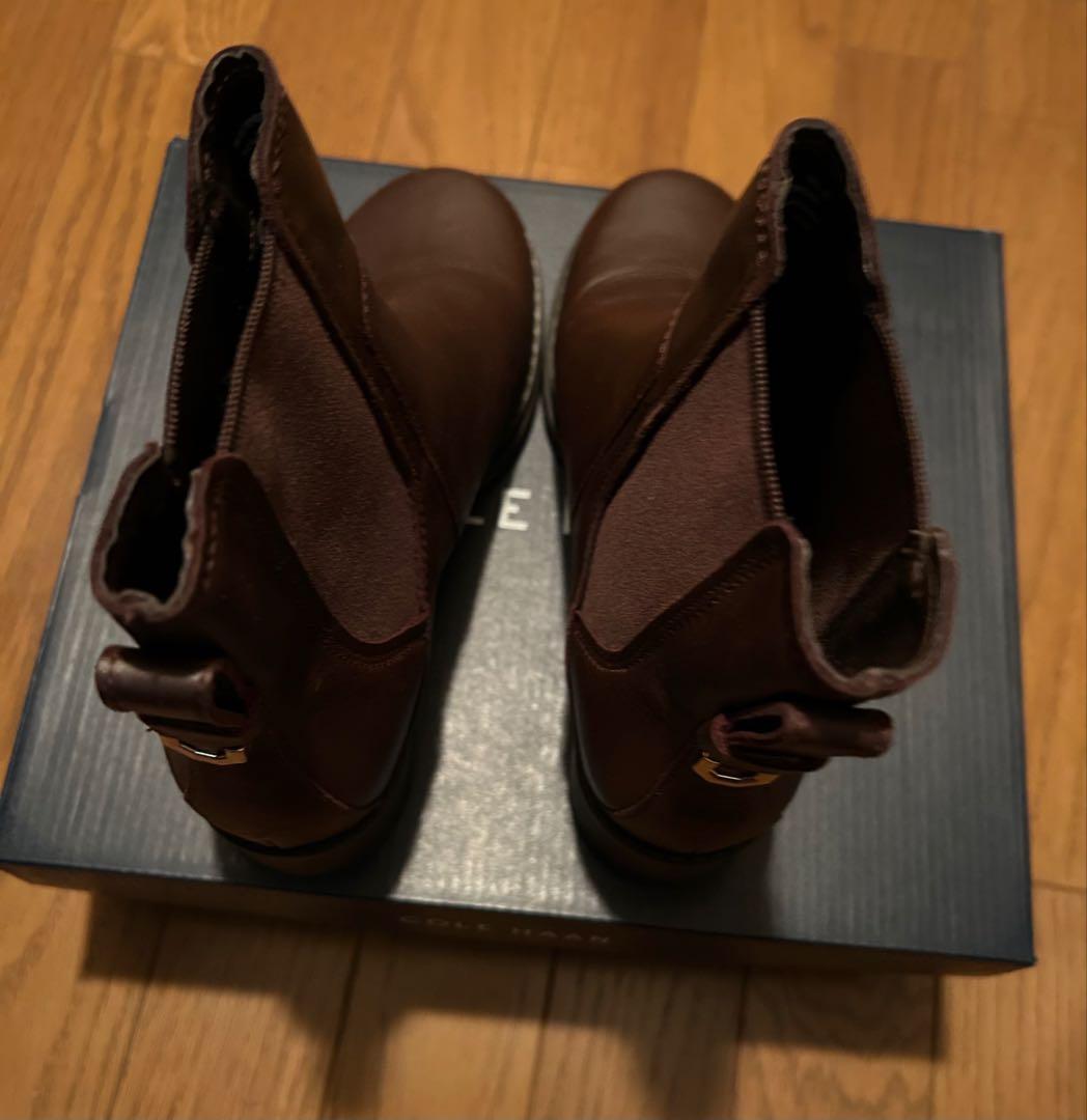 COLE HAAN コールハーン　ウォータープルーフ　ショートブーツ　ブラウン
