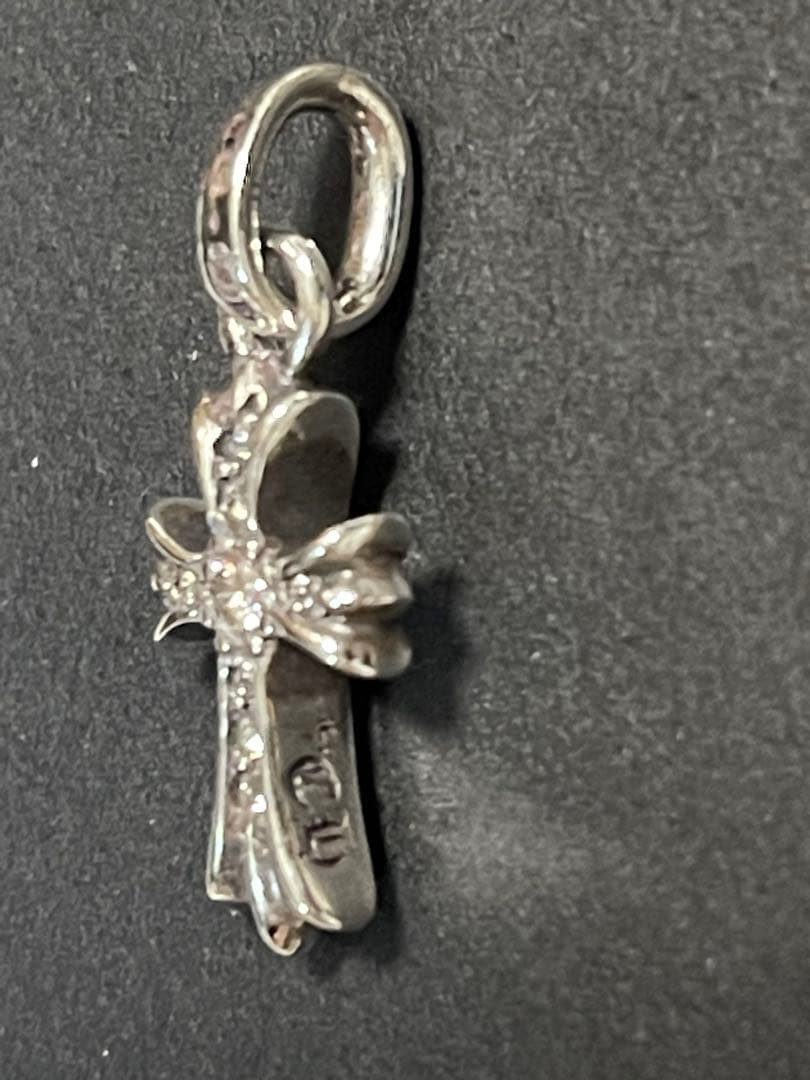 新品 原本 Chrome Hearts ベビーファット パヴェダイヤ チャーム