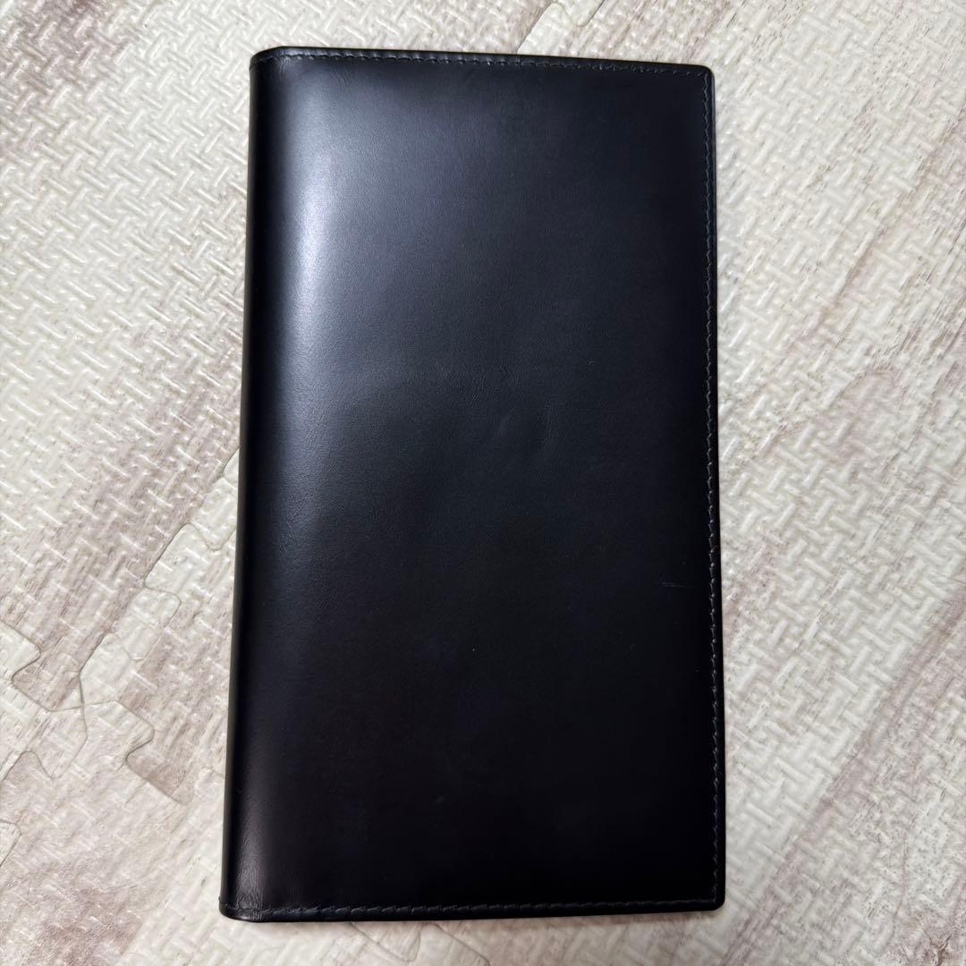 ETTINGER ブラックレザー 長財布