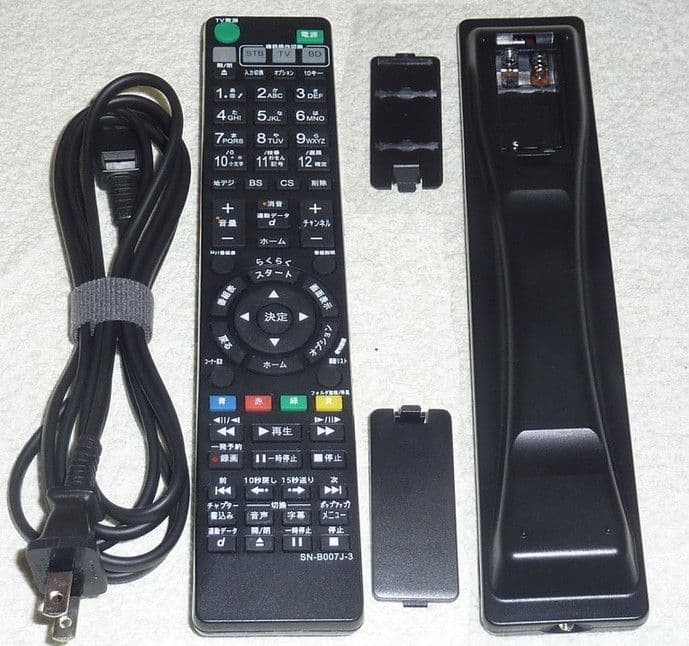 BDZ-AT970T SN-B007Jリモコン 2TB換装 ソニーブルーレイ
