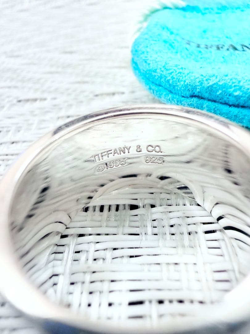 ティファニー　アトラス　ワイド　指輪　リング　18.5号　研磨仕上済美品 925