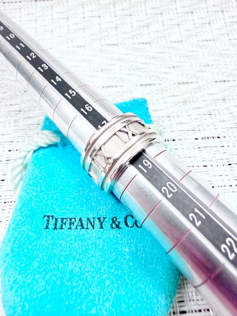 ティファニー　アトラス　ワイド　指輪　リング　18.5号　研磨仕上済美品 925