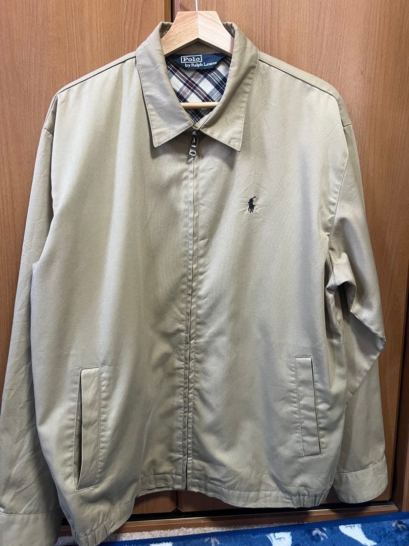 ラルフローレン　スイングトップ　90s ベージュ　USA製