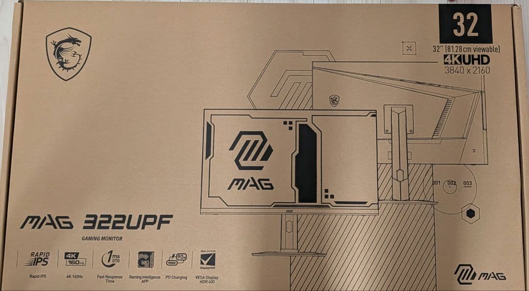 ディスプレイ・モニター本体 MSI MAG 322UPF