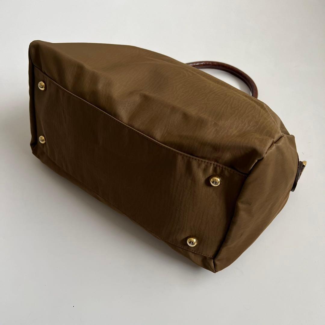 バッグ BALENCIAGA BB CROCO MINI BOSTON BAG