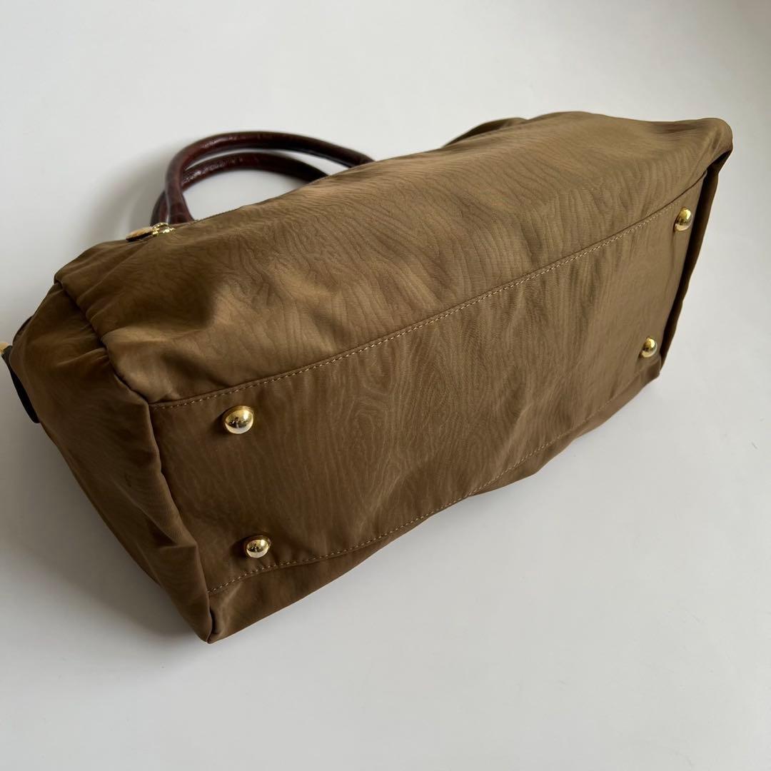 バッグ BALENCIAGA BB CROCO MINI BOSTON BAG