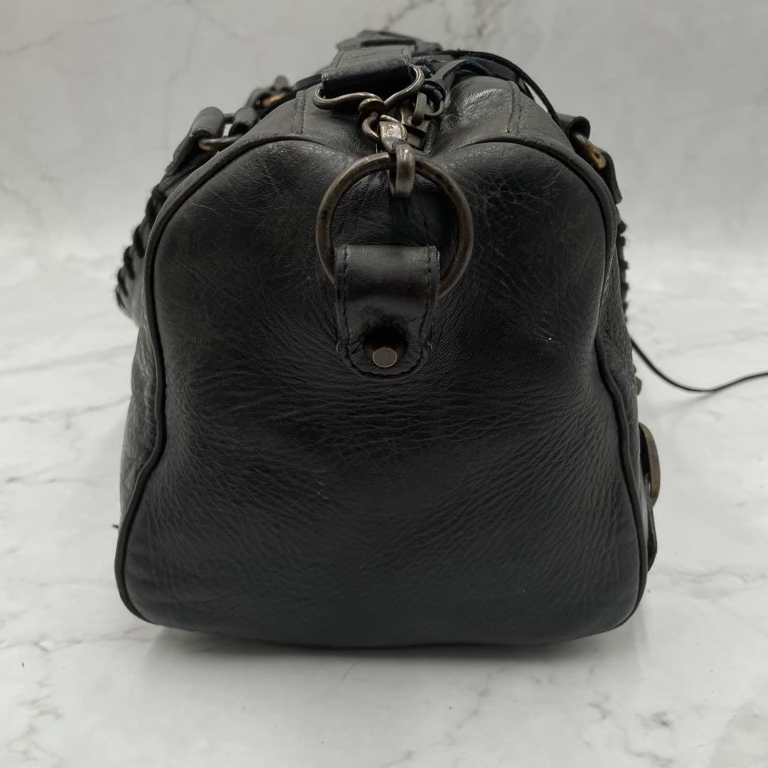 バレンシアガ ツイギー 2WAY シティ ハンドバッグ ミニボストン ブラック