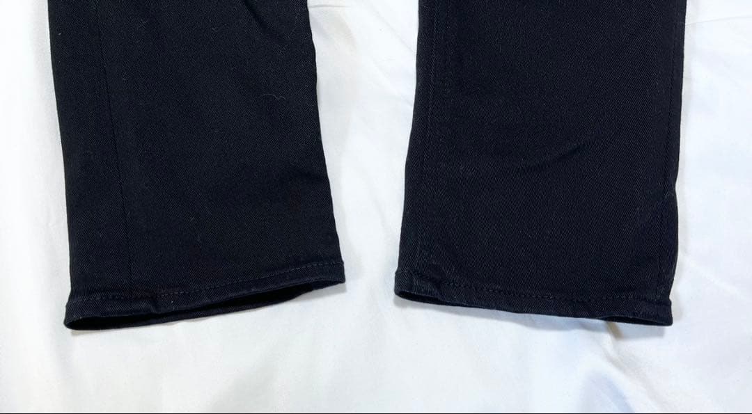 【極美品】YANUK ハイウエスト RUTH ルース 24 スリムテーパード 黒