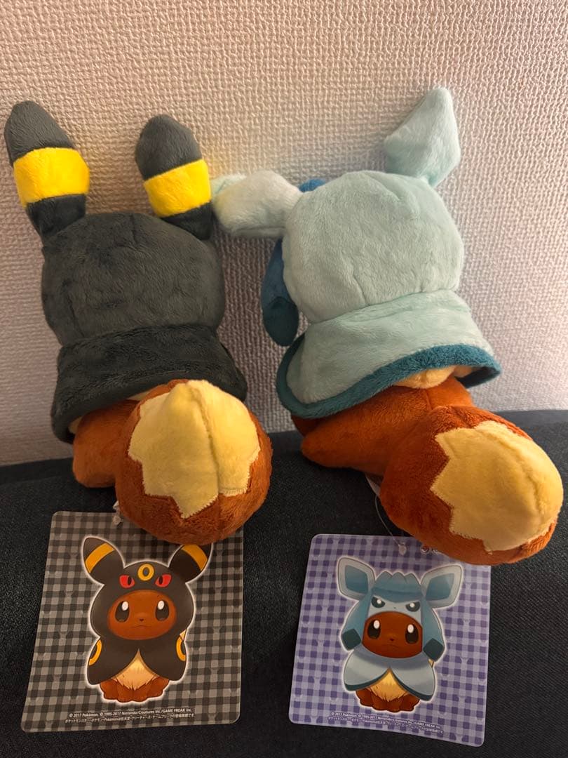 新品) イーブイ ポンチョ ブラッキー グレイシア　マスコット ポケモンセンター