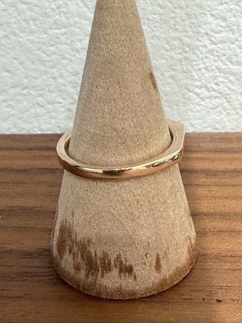 Hirotaka タヒチパール ダイヤリング K10 YG 未使用品　13号