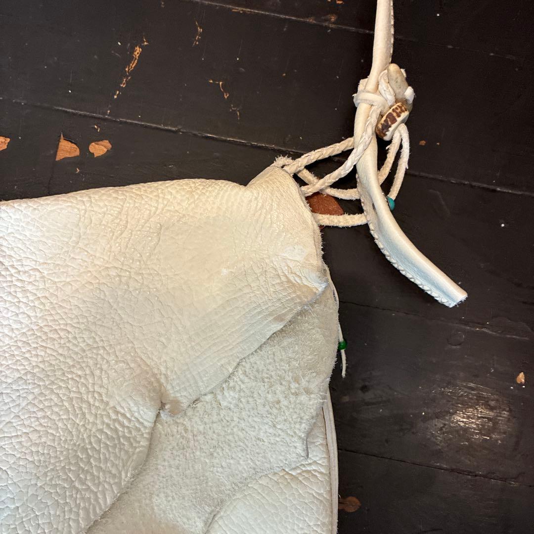 ネィティブアメリカン　ウォーターバッファローレザーショルダーバッグ