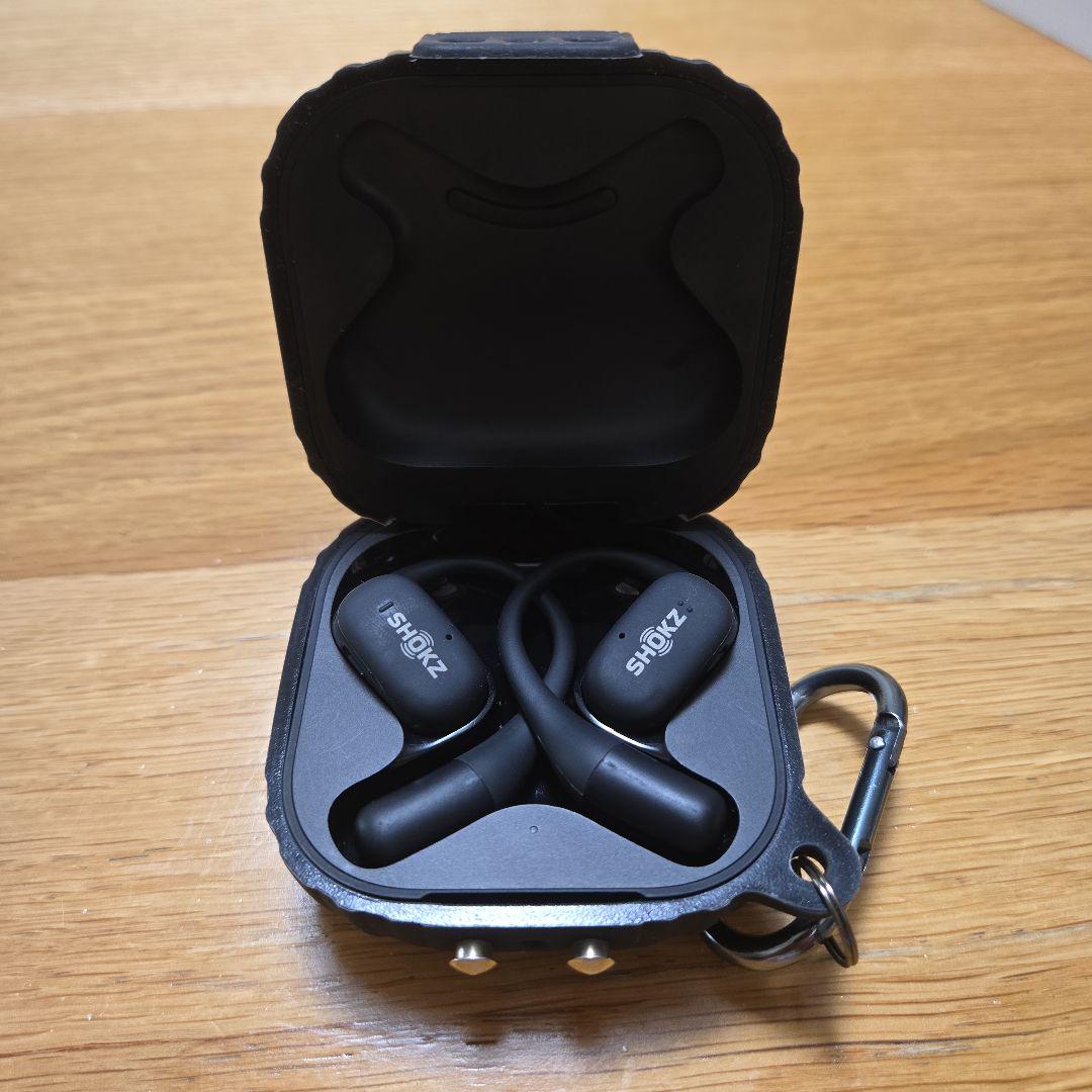 SHOKZ OPENFIT ワイヤレスイヤフォン 黒