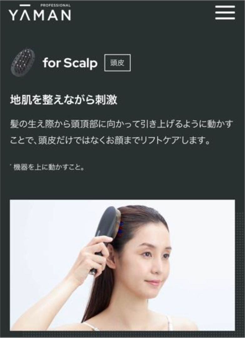 YA-MAN ヴェーダスカルプブラシ