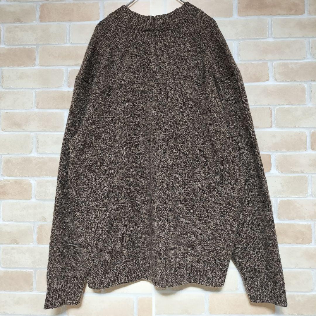 【極美品】ATON ニットカーディガン 厚手 ブラウン size2 エイトン