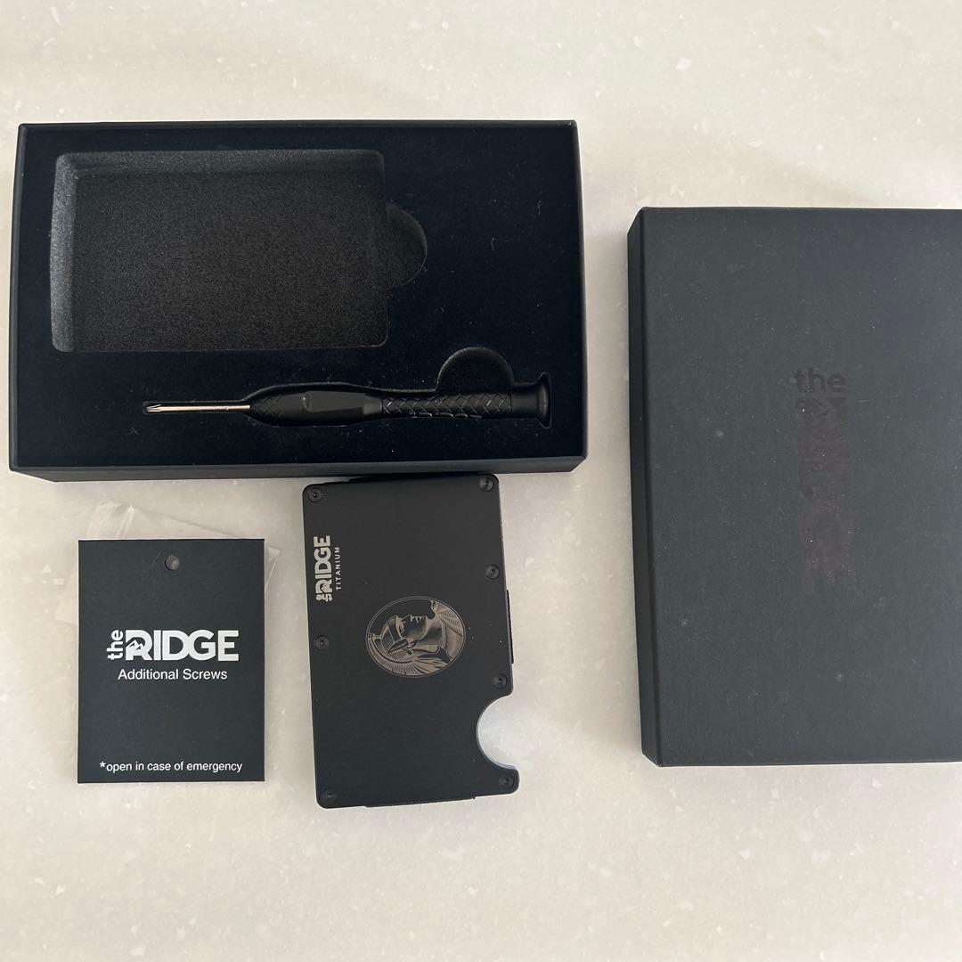 the RIDGE AMEX 限定非売品 チタン マネークリップ