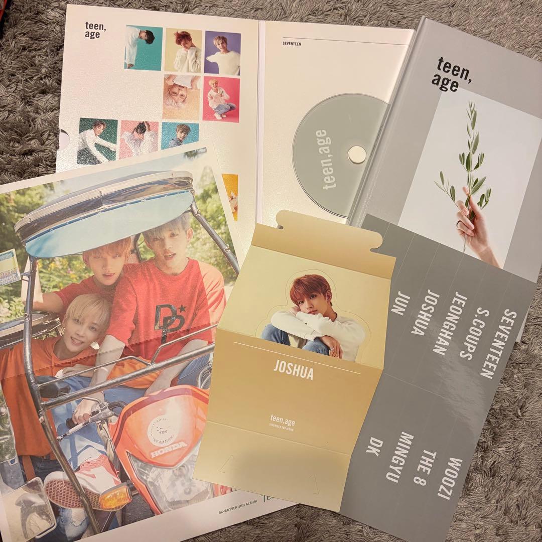 seventeen teen age アルバム　cd エスクプス　トレカ　セット