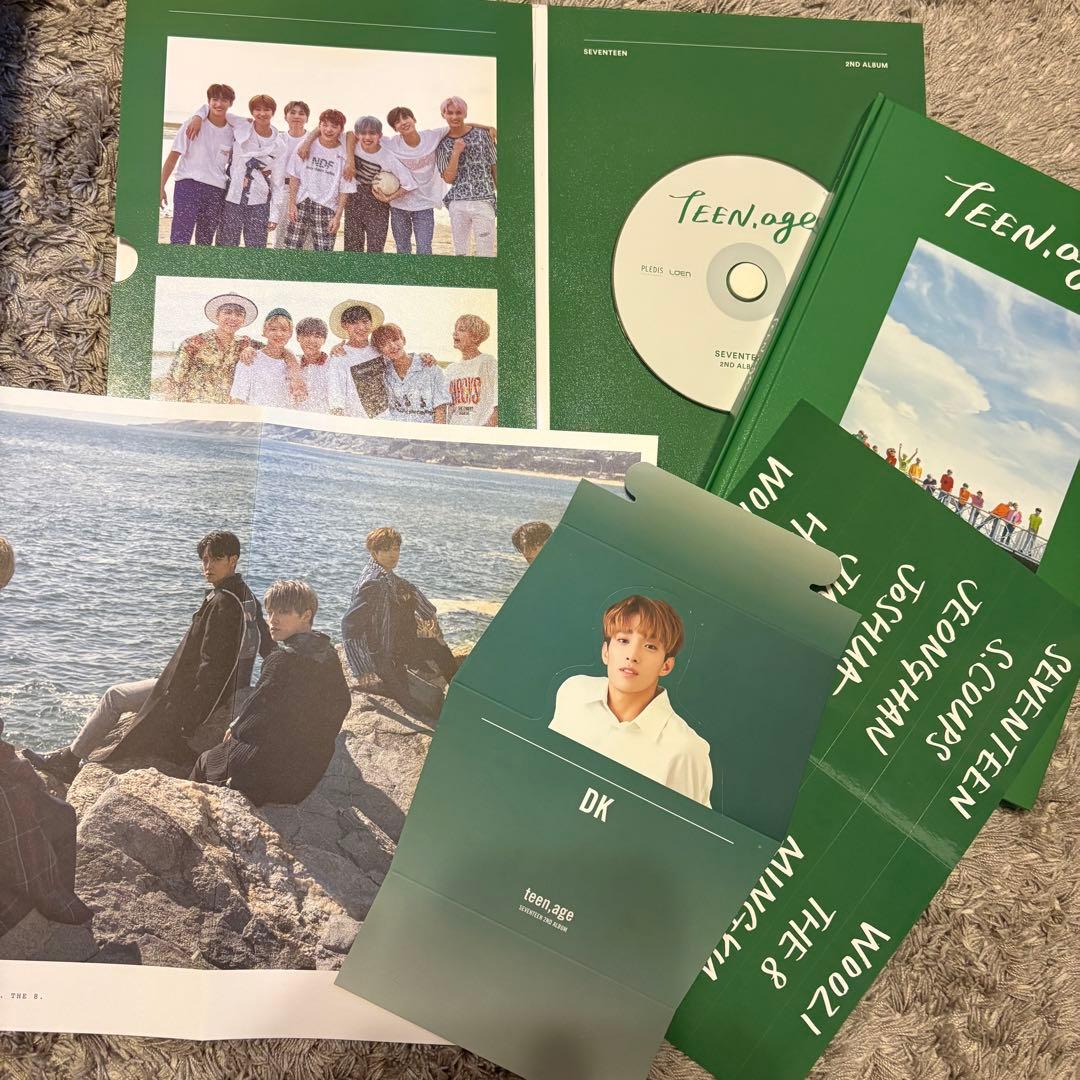 seventeen teen age アルバム　cd エスクプス　トレカ　セット