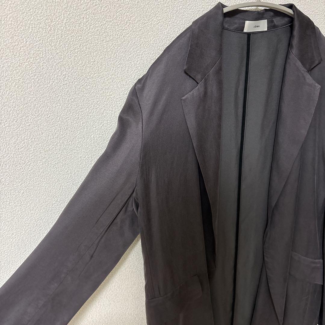 【IENA】2025SS ソフトジャケット グレー 36
