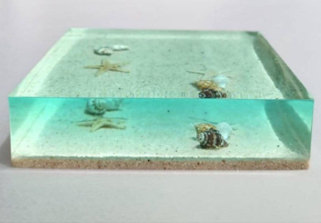 【 リリィ 】エポキシレジン オーシャンアート レジンアート