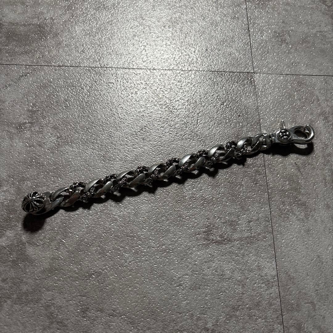 キ*キ様 unknown cross motif silver bracelet