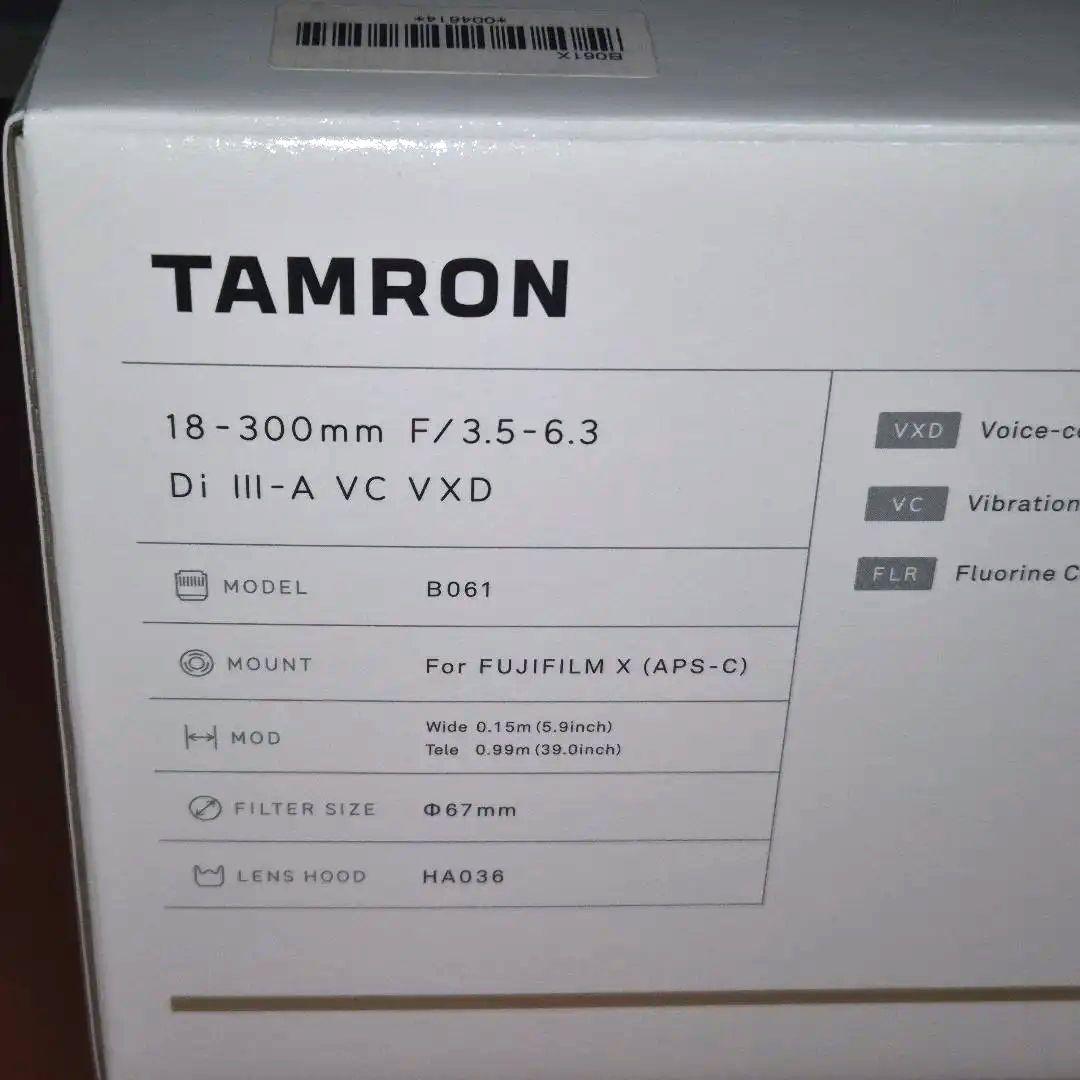 タムロン18-300mm f/3.5-6.3 保証付き