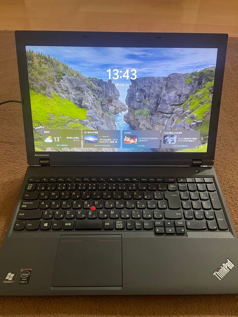 Windowsノート本体 Lenovo ThinkPad L540 i3 Windows11