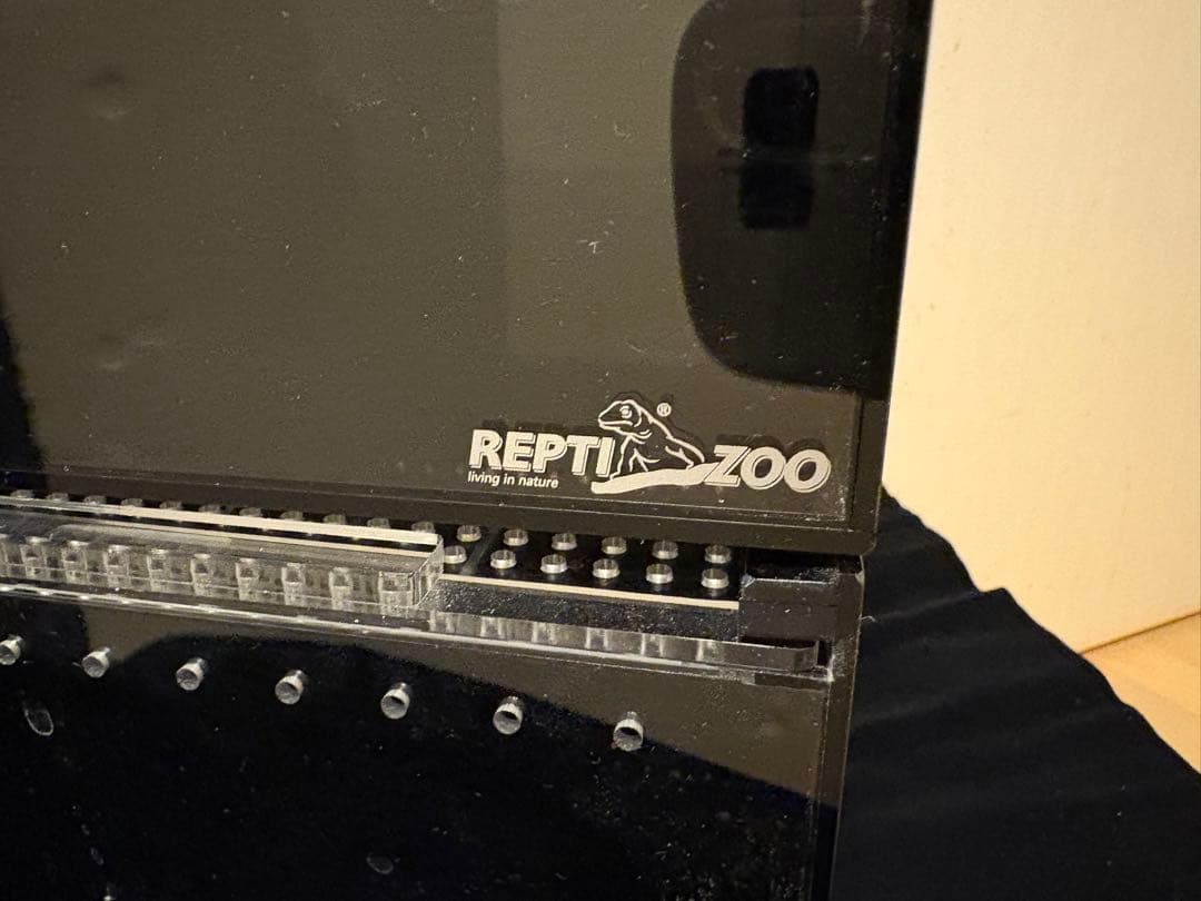 REPTI ZOO レプタイルボックス飼育ケージ ブラック