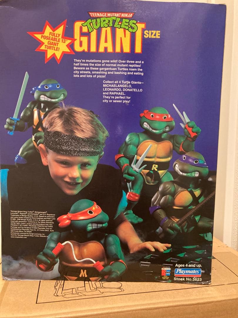 タートルズ ジャイアントフィギュア ミケランジェロ