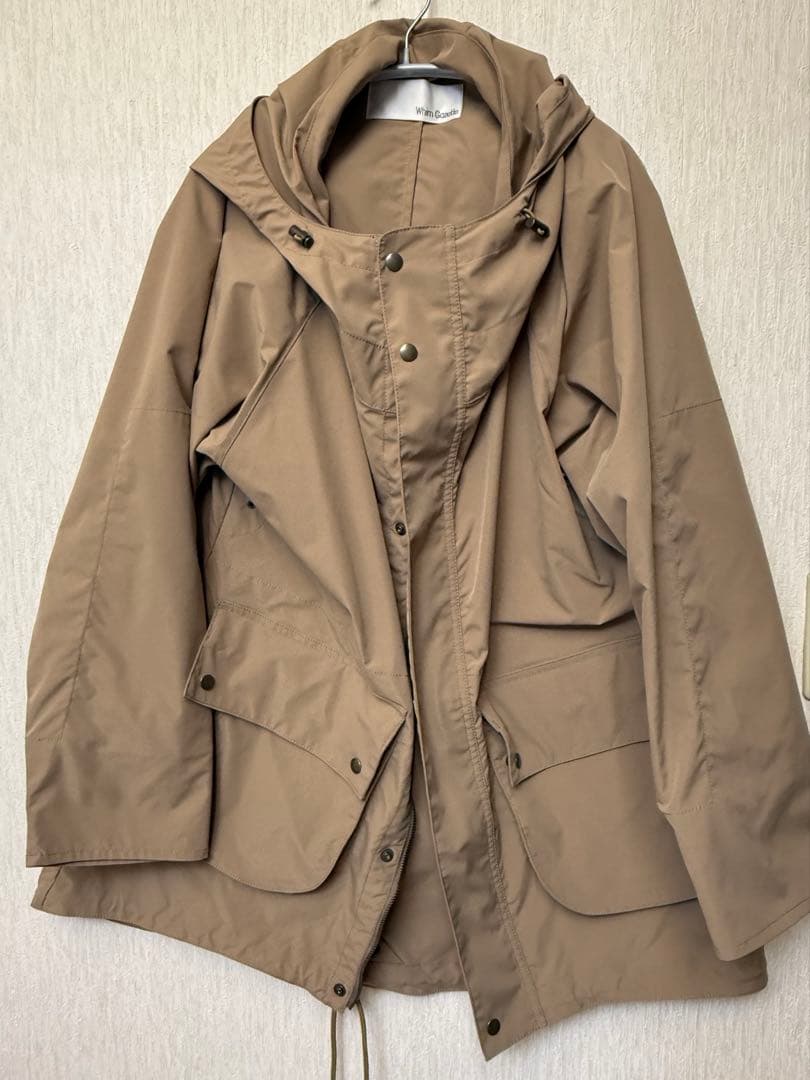 2025SS ウィムガゼット　フーディーブルゾン　ベージュ