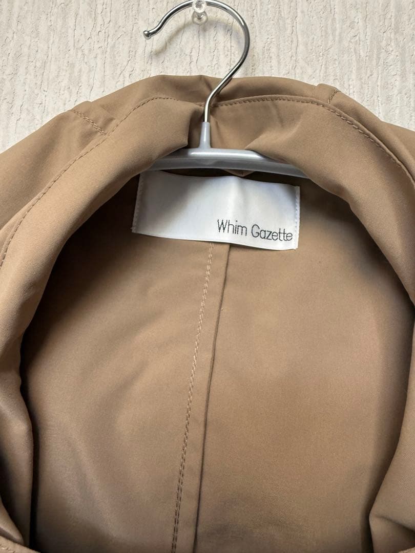 2025SS ウィムガゼット　フーディーブルゾン　ベージュ