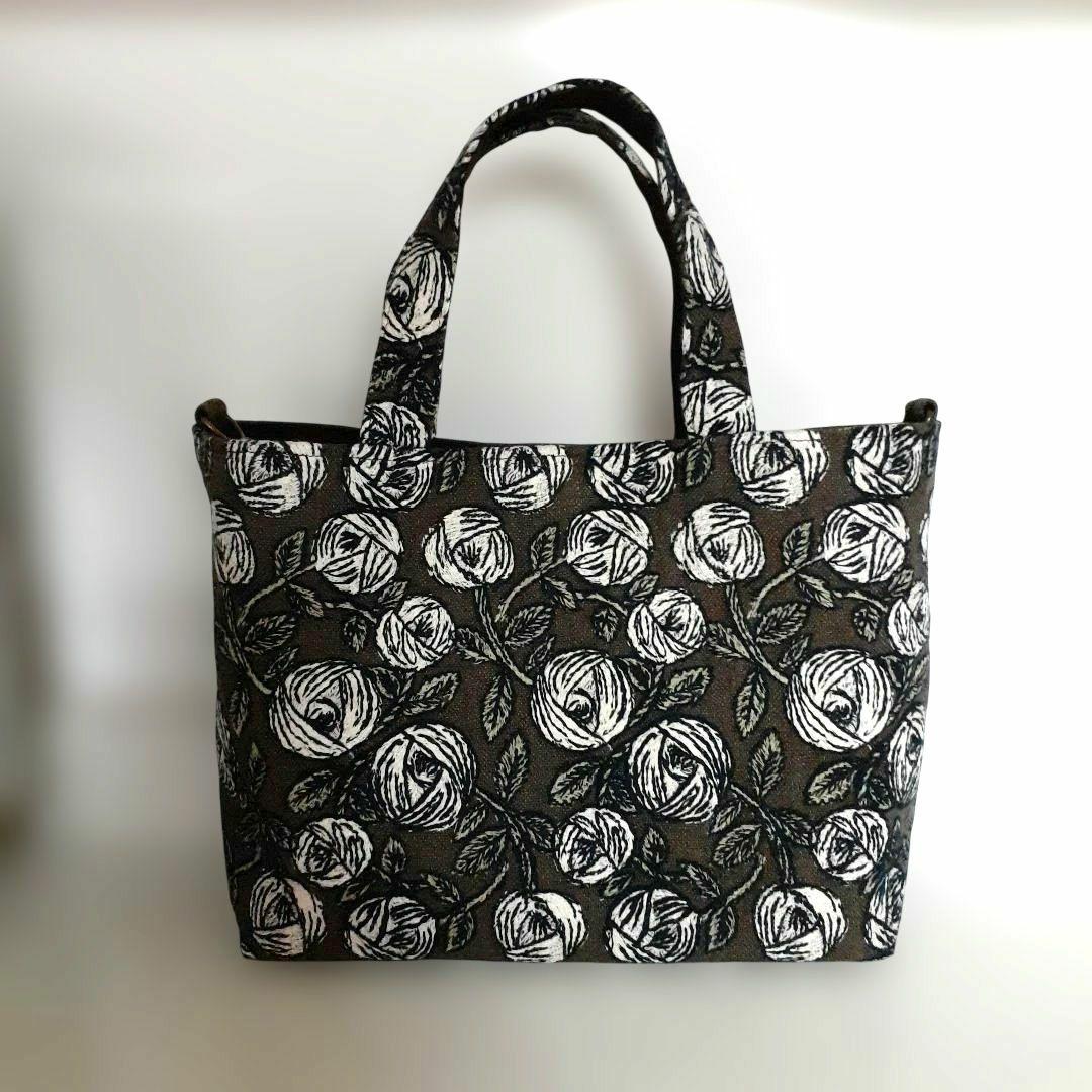 ミナペルホネン　新作 rosy brown トートバッグ