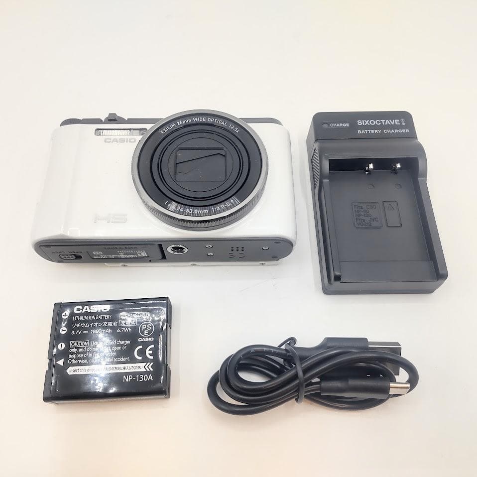 ★美品★ CASIO カシオ EXILIM EX-ZR1100 ホワイト 自撮り