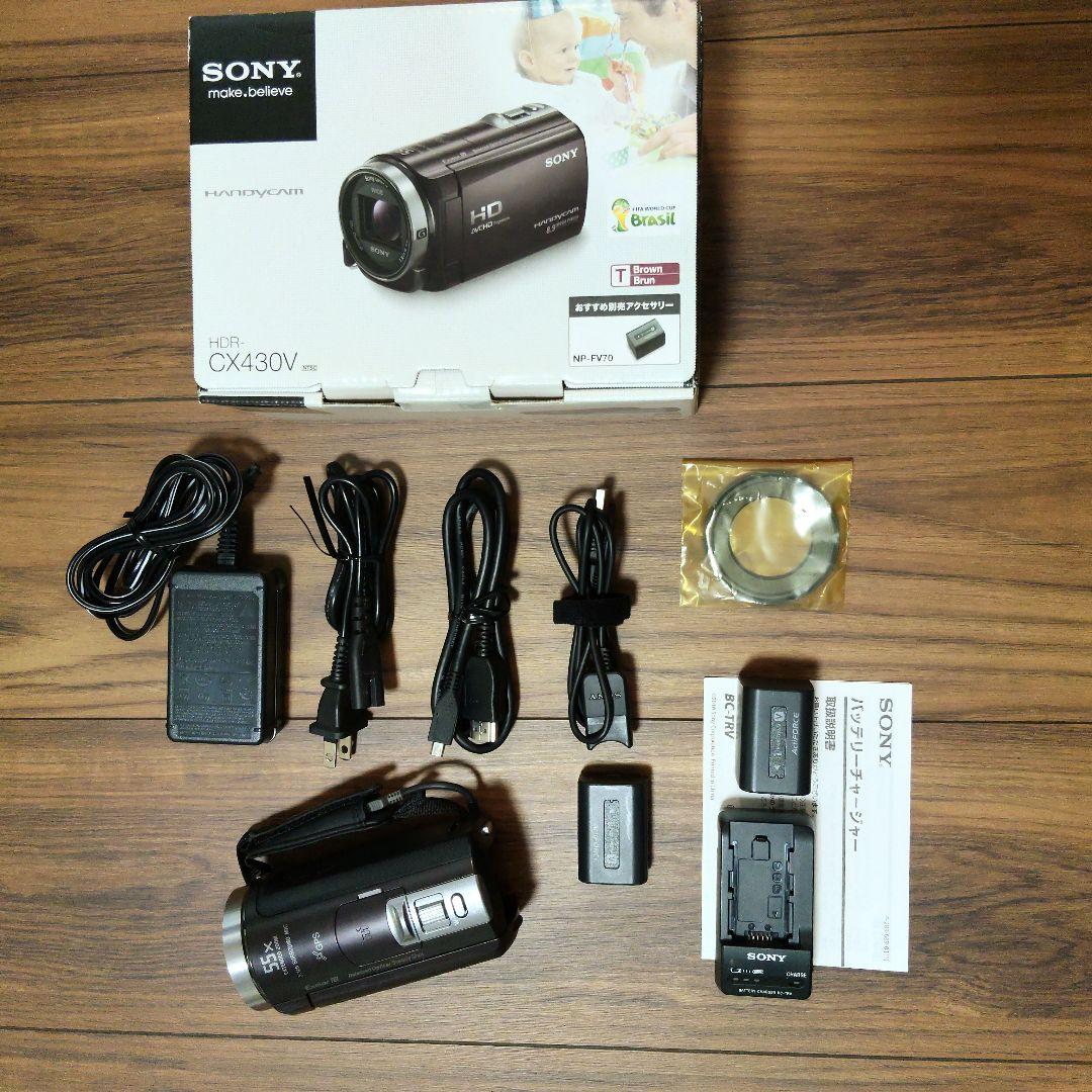 SONY HDR-CX430V ビデオカメラ ＋その他アクセサリー付