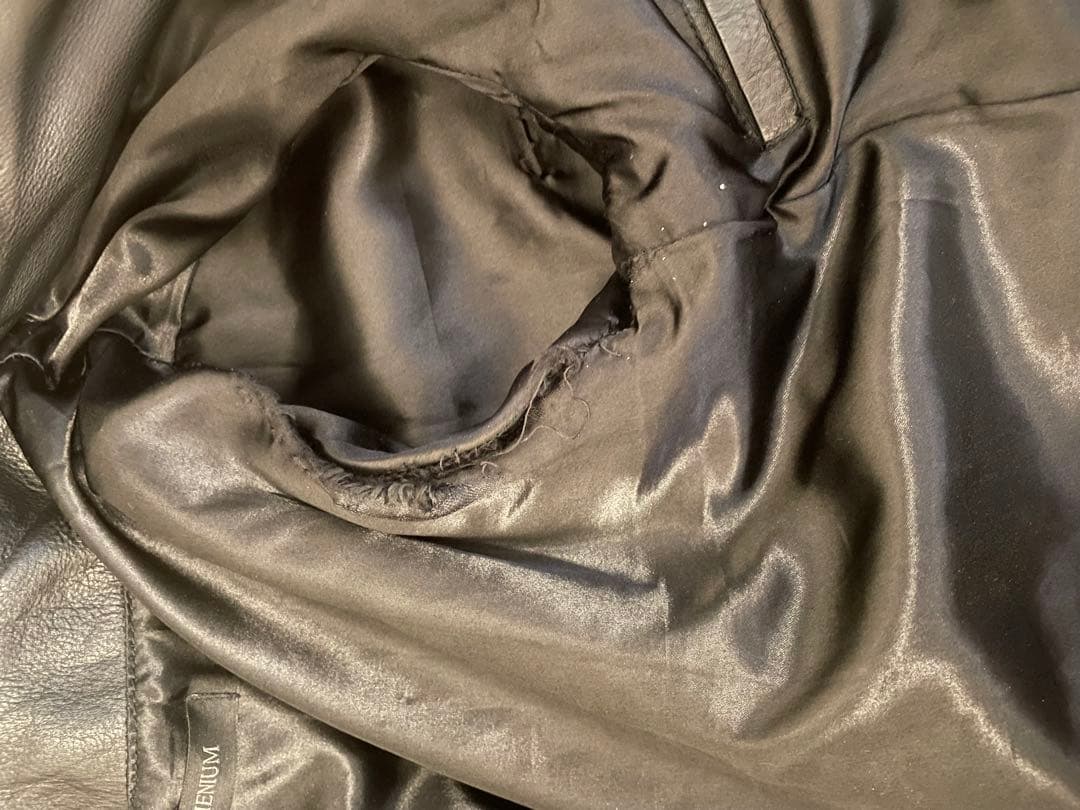 値下げ中！！【牛革】レザーシングルライダースジャケット 黒