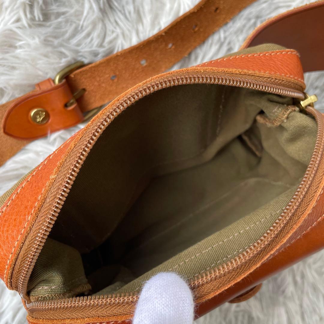 【極美品】イルビゾンテ ウエストバッグ レザー 希少