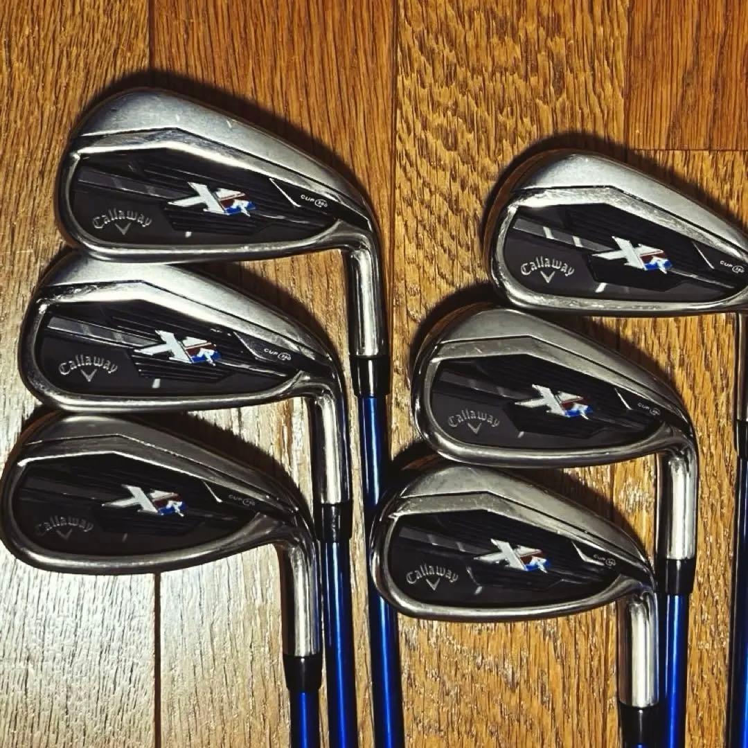 (ゴルフクラブ)キャロウェイXR アイアン　6本セット　男性用　右利き右用