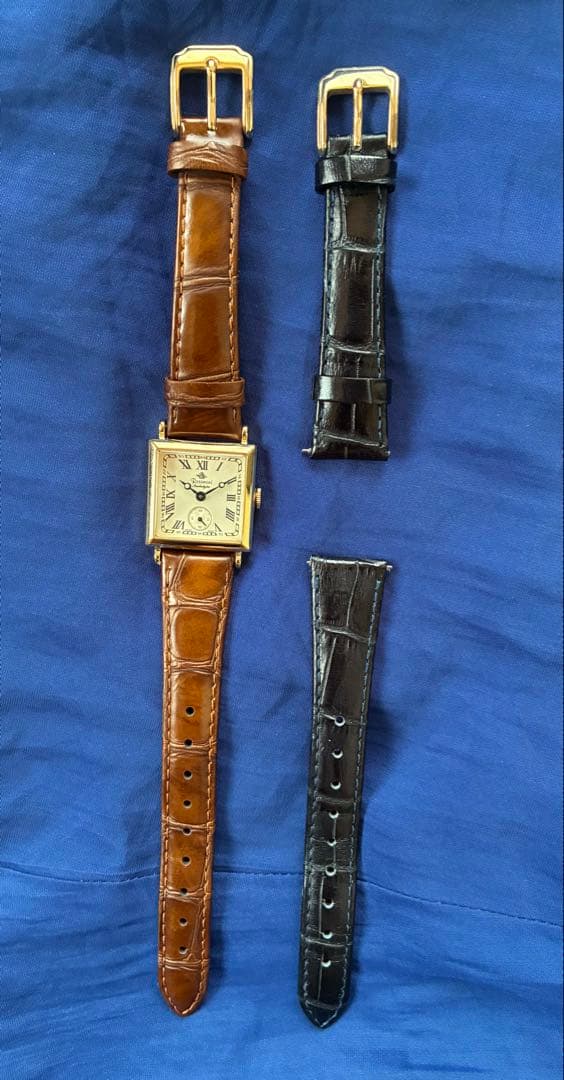 値下げ！【Rosemont 】腕時計 クォーツ 替えベルト付き