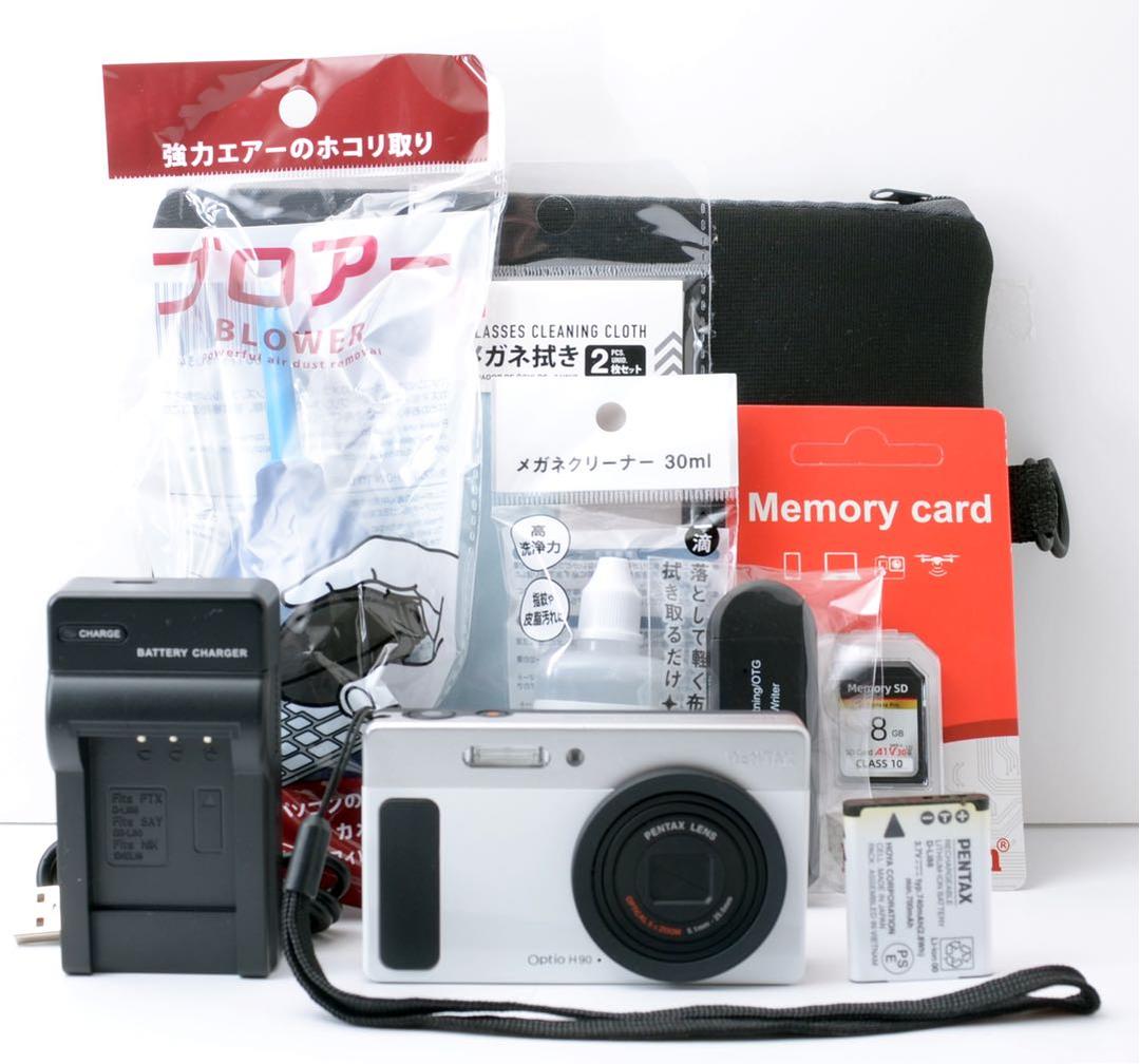 可愛いコンデジ！PENTAX Optio H90★転送可能★動作良好