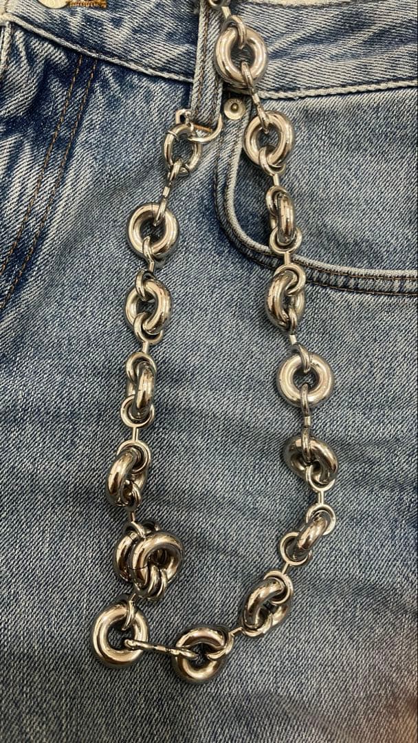 LOEWE デニム チェーン付き　ロエベ