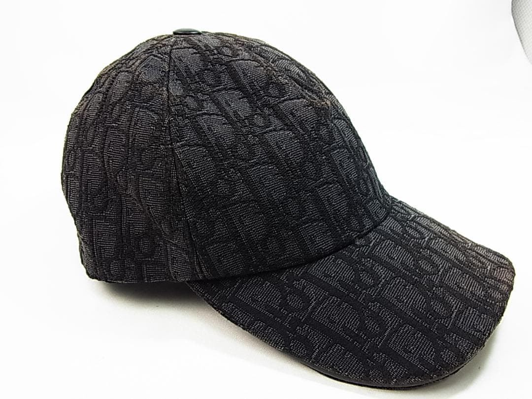 【正規品・美品】クリスチャンディオール オブリーク ジャガードキャップM