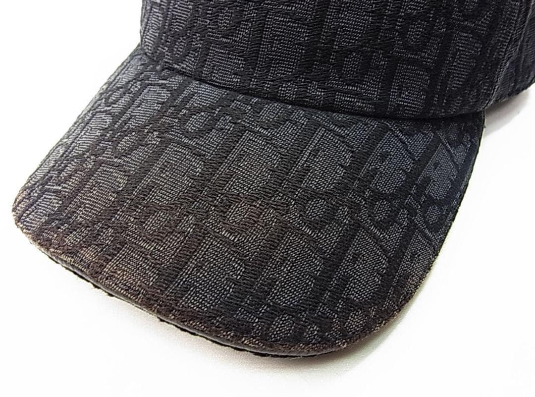 【正規品・美品】クリスチャンディオール オブリーク ジャガードキャップM