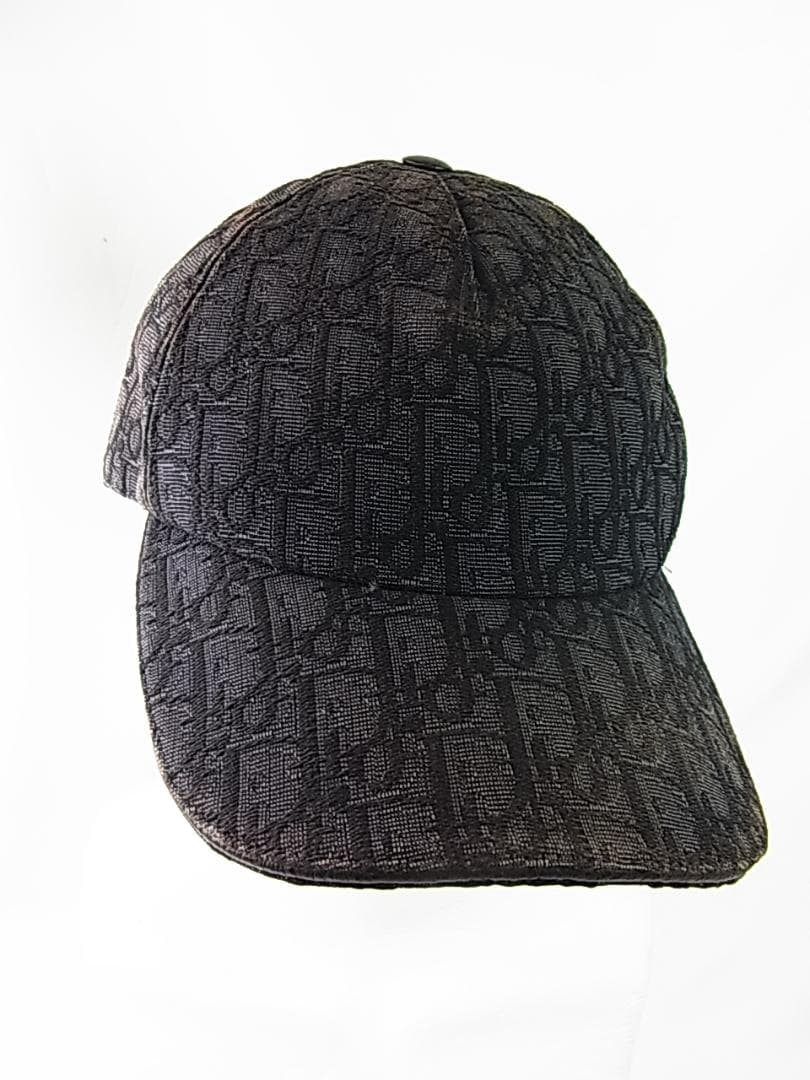 【正規品・美品】クリスチャンディオール オブリーク ジャガードキャップM