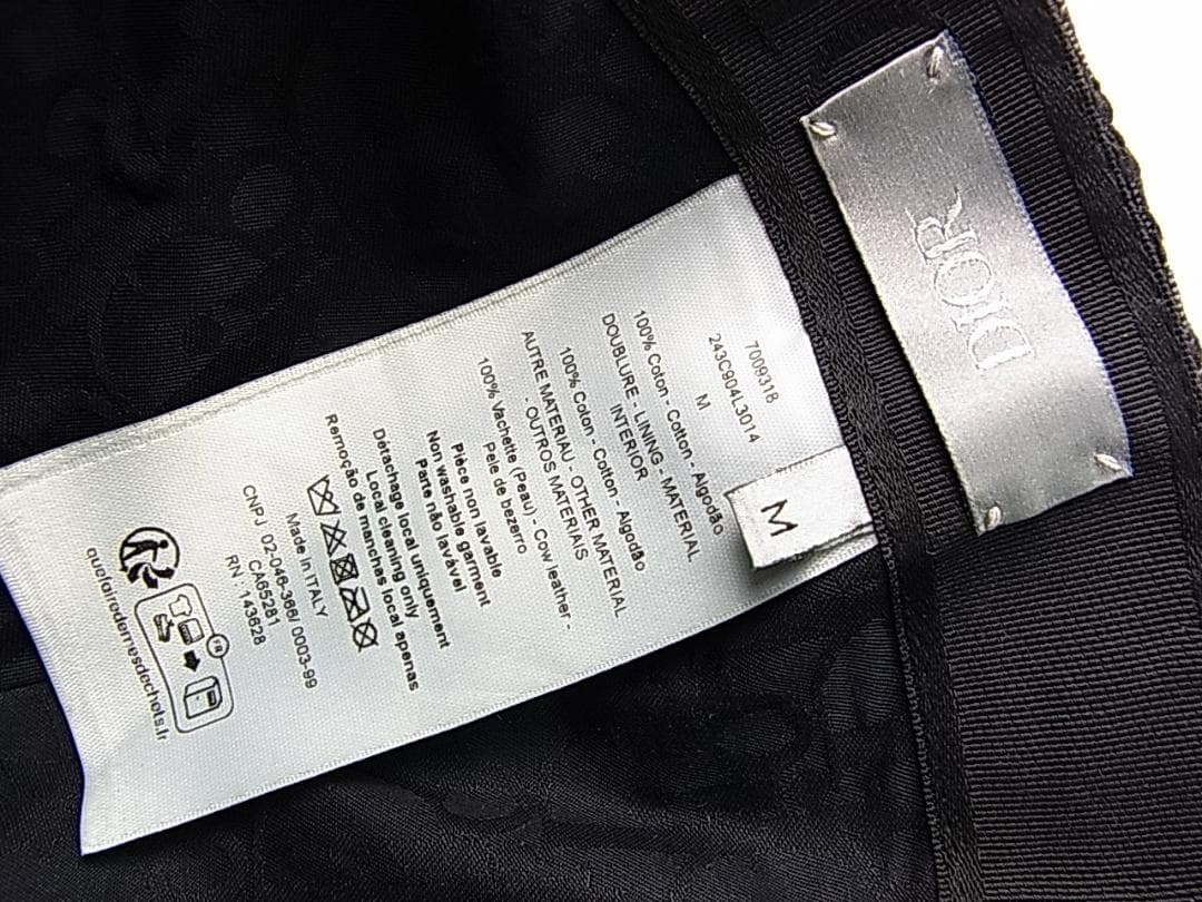 【正規品・美品】クリスチャンディオール オブリーク ジャガードキャップM