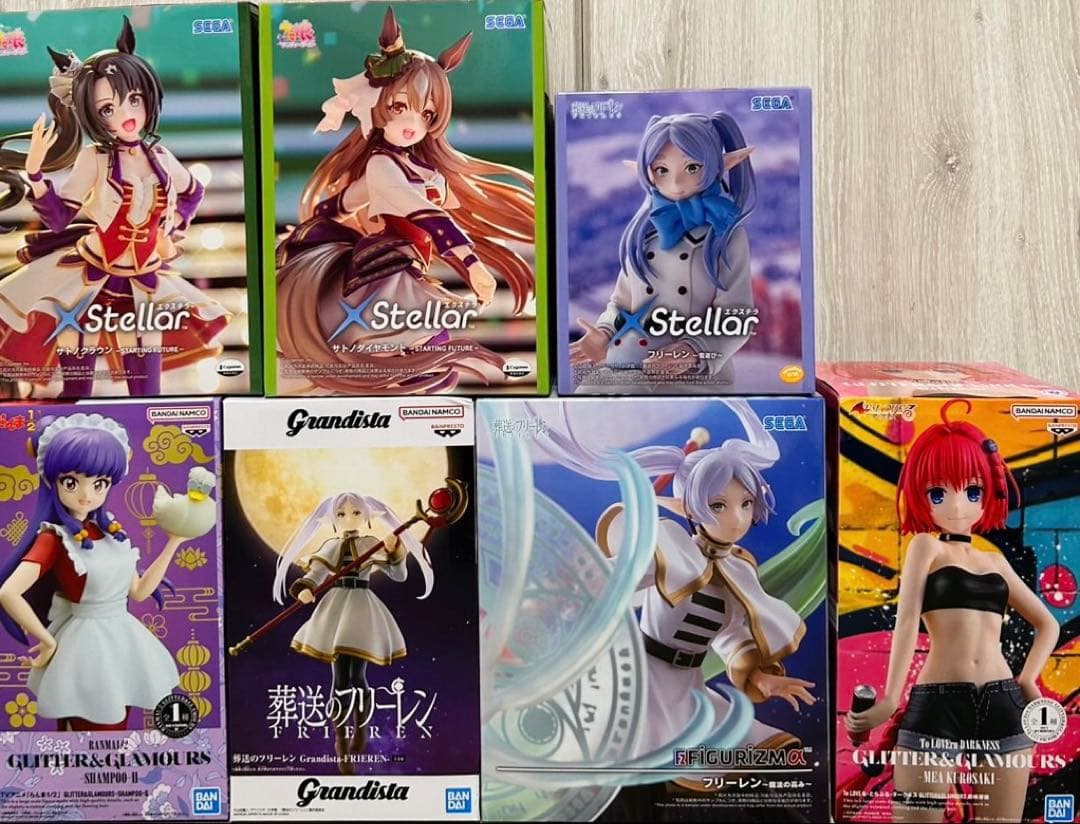 最新プライズ商品　フィギュアまとめ売り　ウマ娘　葬送のフリーレンなど