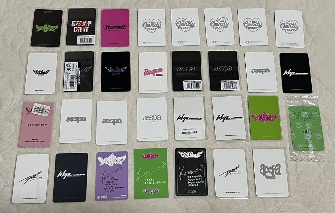 aespa カリナ　トレカ　 まとめ売り　公式品　31枚　セット