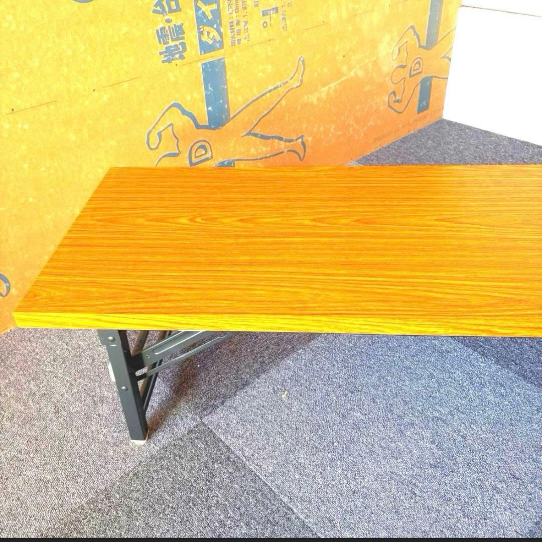 座卓折りたたみテーブル 会議用 長机 会議机 ミーティングデスク2台