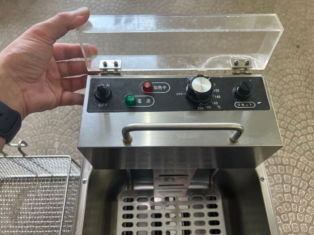 卓上電気フライヤー テンポス 業務用 TBEF-7