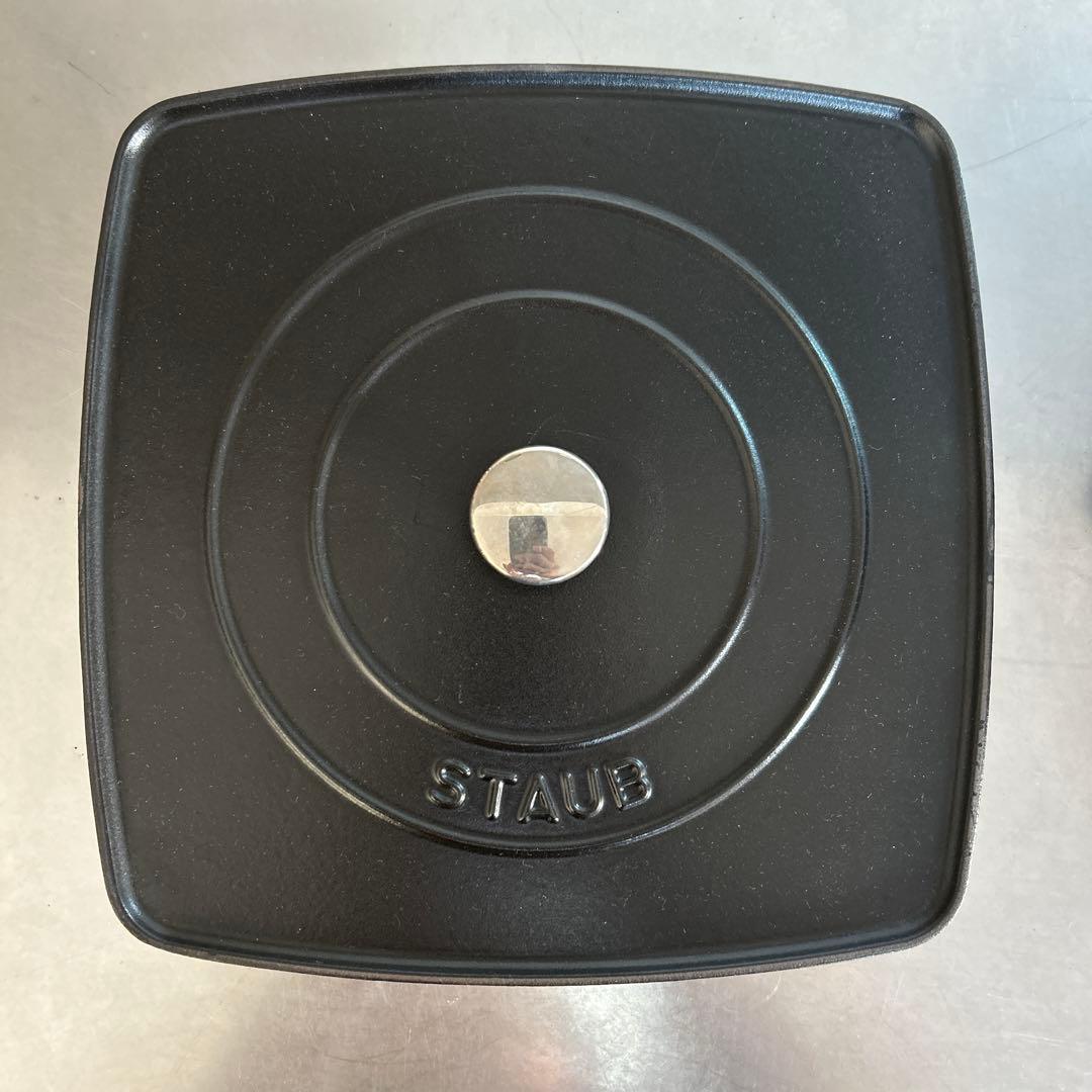 リフレイン。STAUB スクエアグリルパン&プレスセット