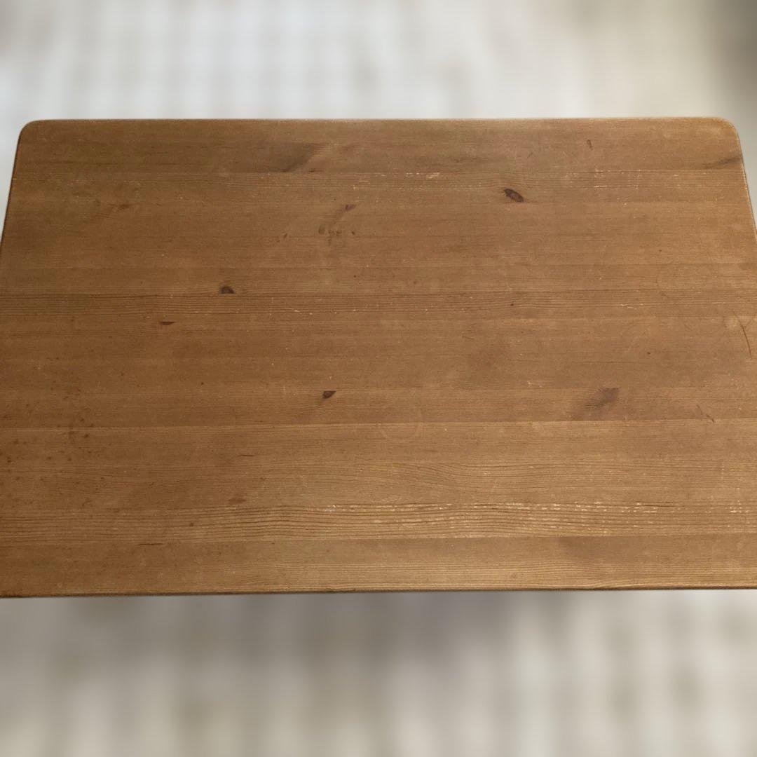 アメリカンカントリー調　パイン材　　折りたたみ式テーブル